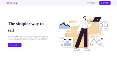 Screenshot of allevents.ge