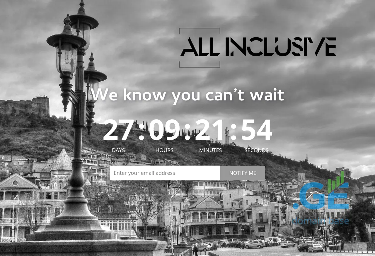 Screenshot of the site allinclusive.ge