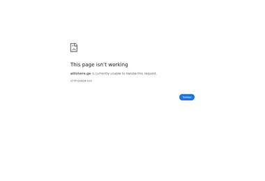 Screenshot of allishere.ge