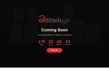 Screenshot of allstock.ge