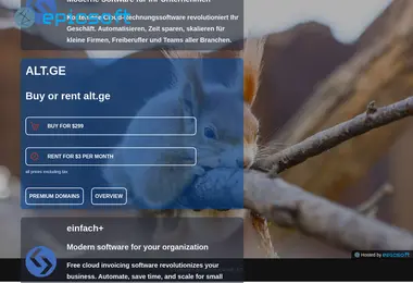 Screenshot of alt.ge