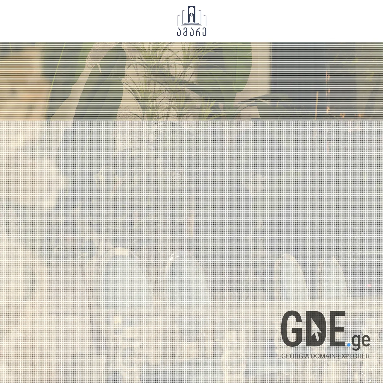 Screenshot of the site amarerest.ge at 2025-12-12