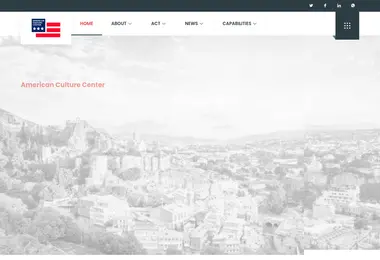 americanculture.ge-ის ეკრანის სურათი