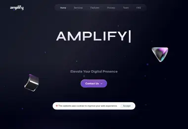 amplify.ge-ის ეკრანის სურათი