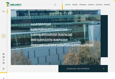 Screenshot of anagi.ge