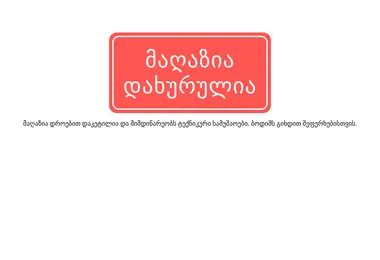 Screenshot of ananasi.ge