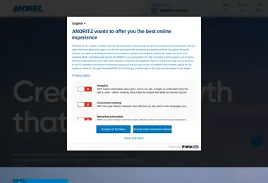 andritz.ge-ის ეკრანის სურათი