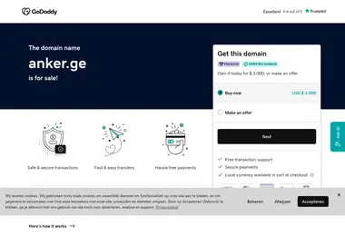 Screenshot of anker.ge