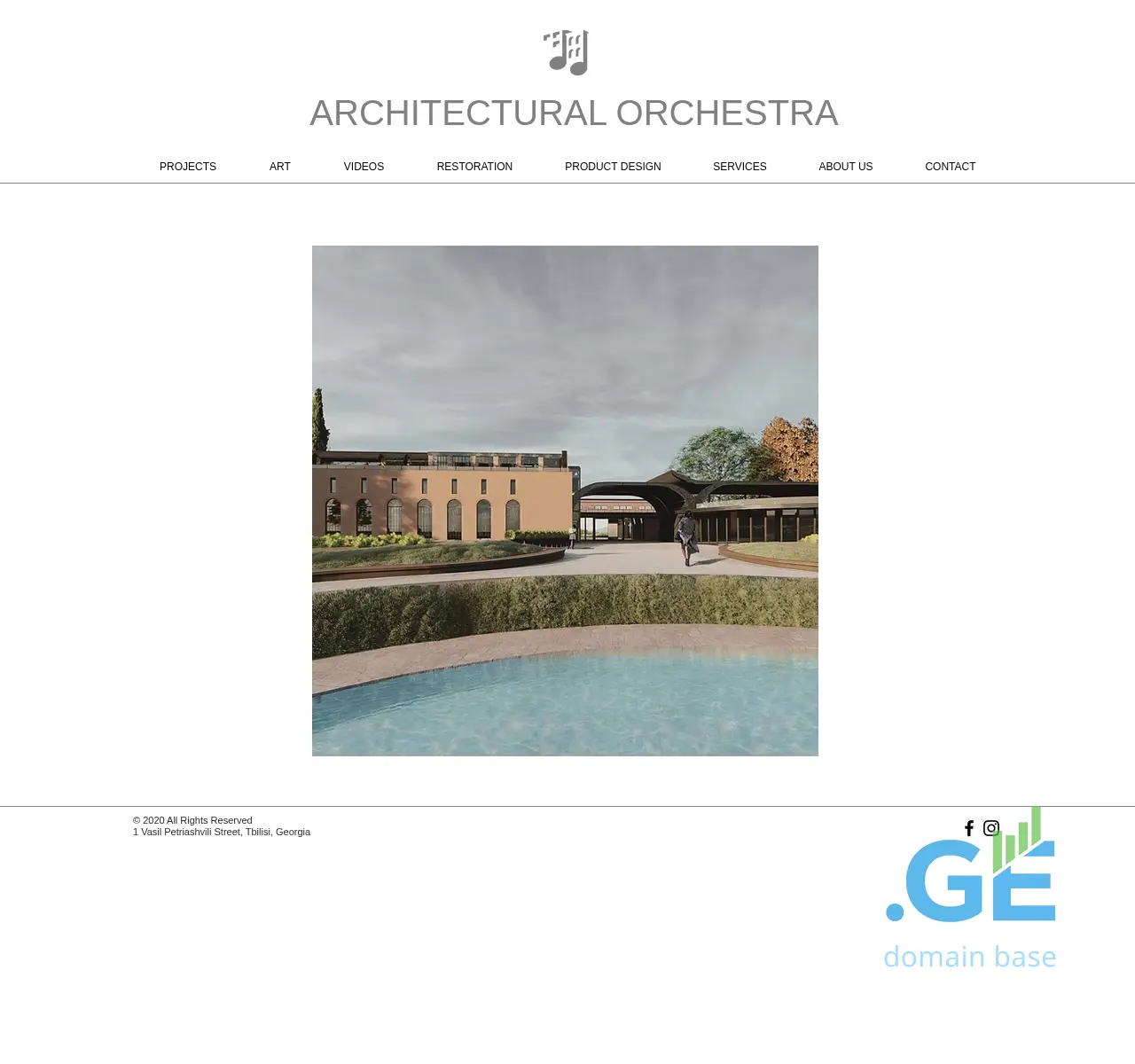 Screenshot of the site ao.ge at 2025-11-23