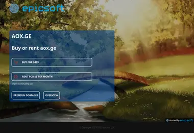 Скриншот aox.ge