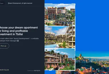 Screenshot of apartdevelopment.ge
