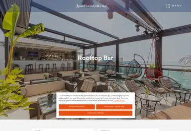 Screenshot of aparthotelscollection.ge