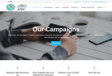 Screenshot of apbc.ge