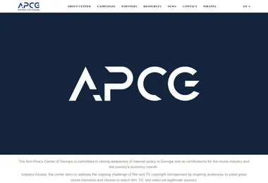 Скриншот apcg.ge