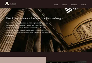 Screenshot of aplaw.ge