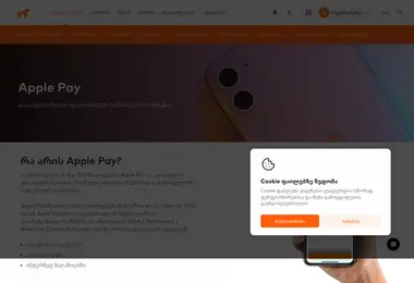 Screenshot of applecard.ge