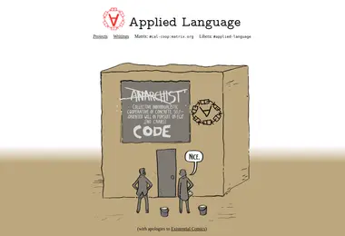 Скриншот applied-langua.ge