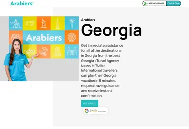Screenshot of arabiers.ge