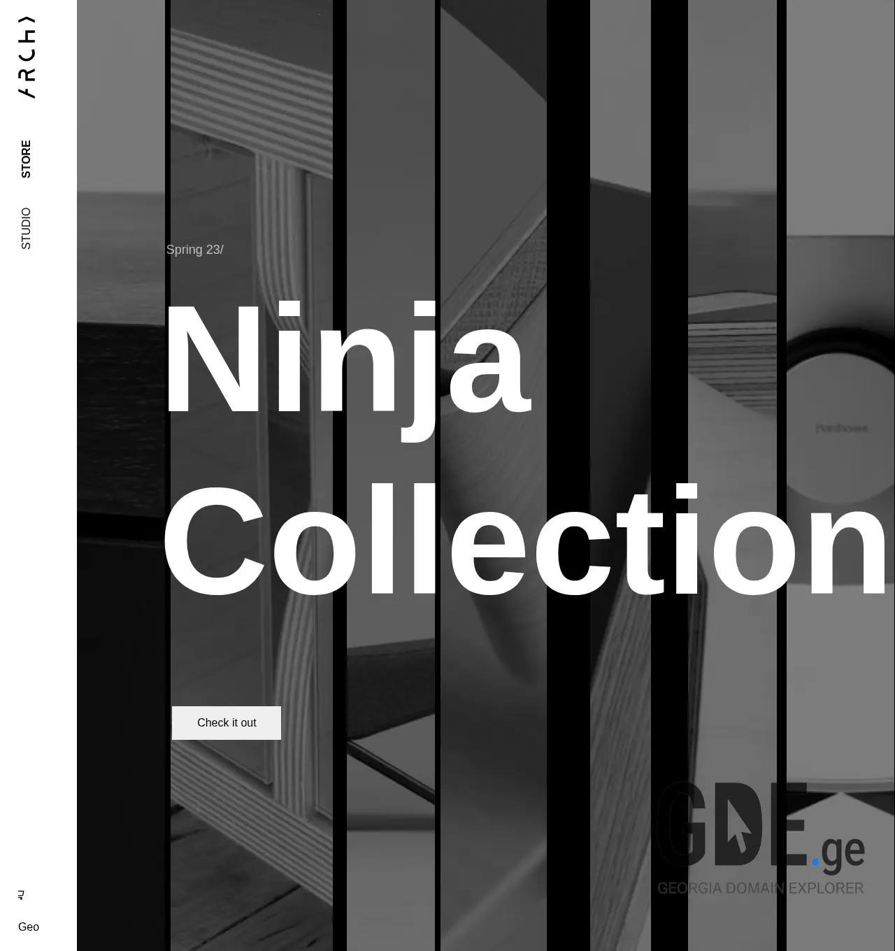 Screenshot of the site archy.ge at 2025-11-30