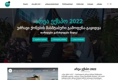 Скриншот areaexpo.ge