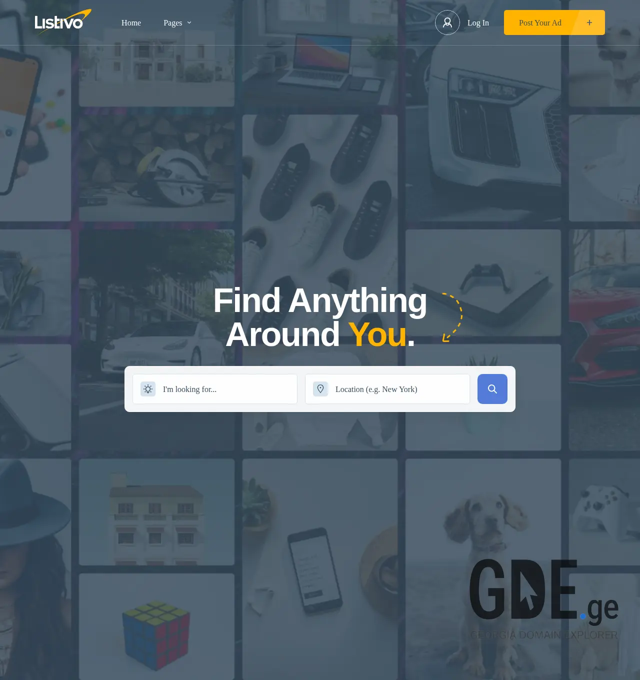 Screenshot of the site artclub.ge at 2025-12-07