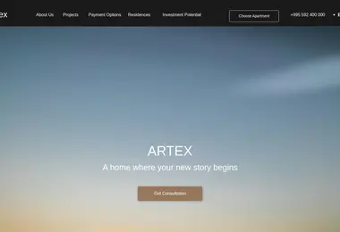 Скриншот artex.ge
