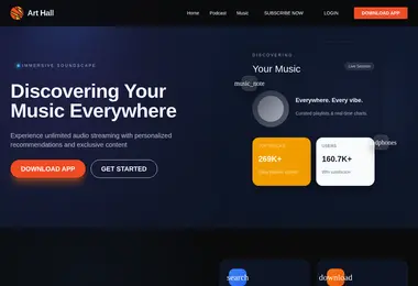 Screenshot of arthall.ge