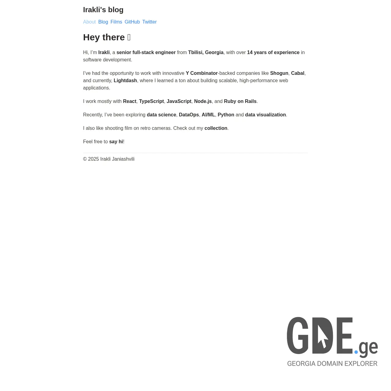 Screenshot of the site asap.ge at 2025-12-08