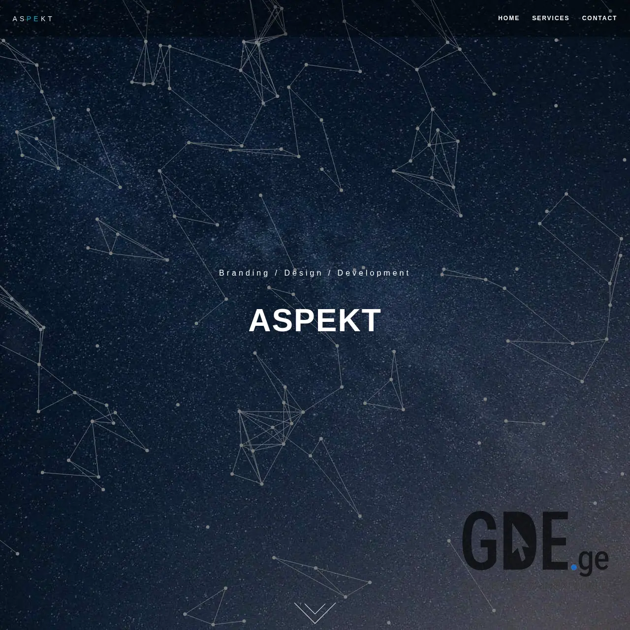 Screenshot of the site aspekt.ge at 2025-12-08