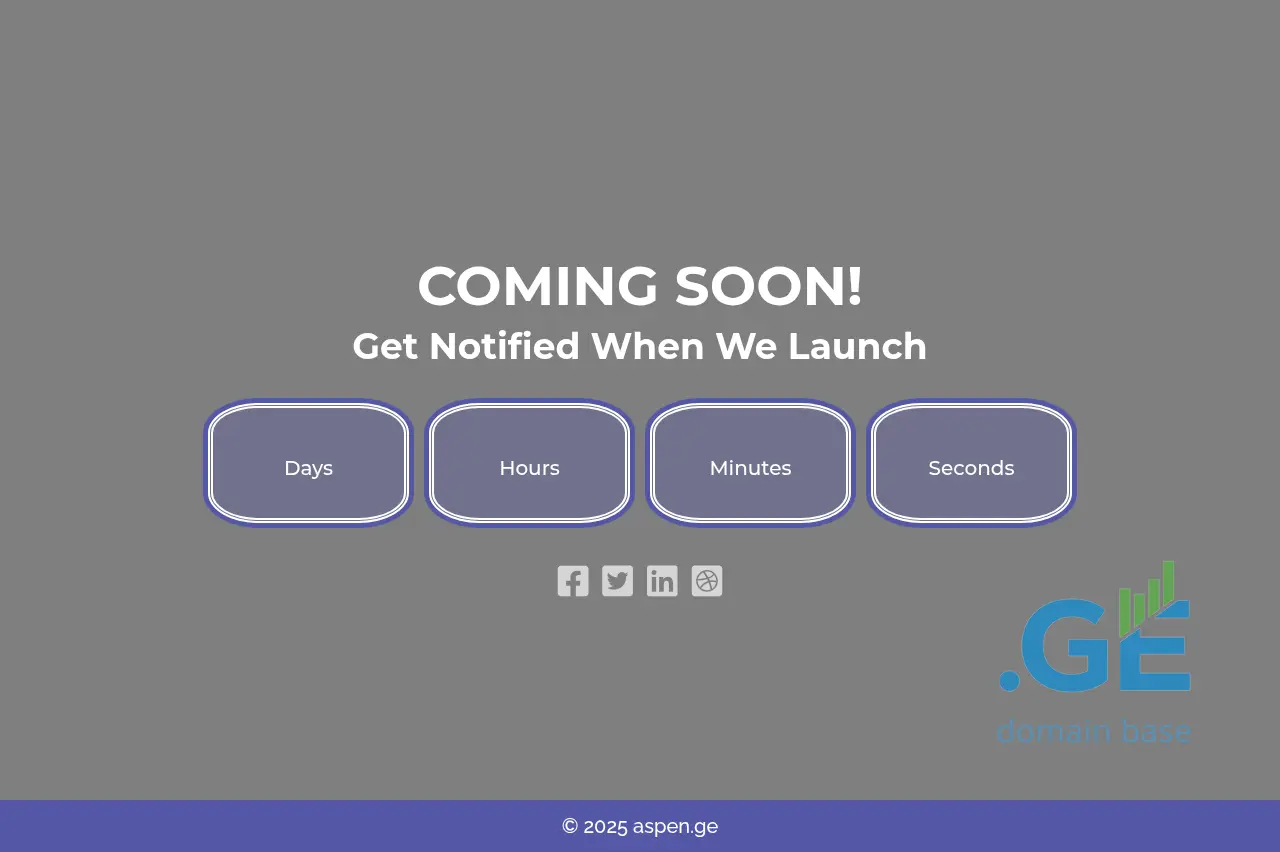 Screenshot of the site aspen.ge at 2025-10-03