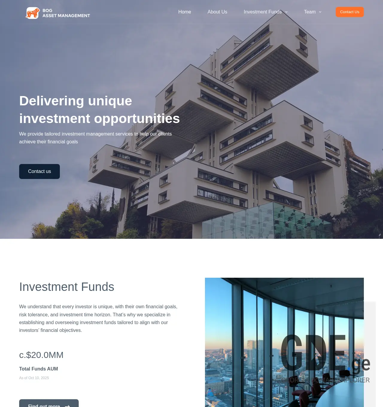 Screenshot of the site assetmanagement.ge at 2025-11-29