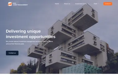 Screenshot of assetmanagement.ge