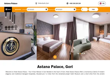 Скриншот astanapalace.ge