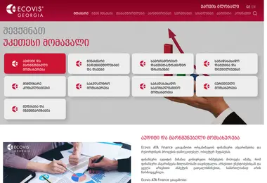 Screenshot of atapartners.ge