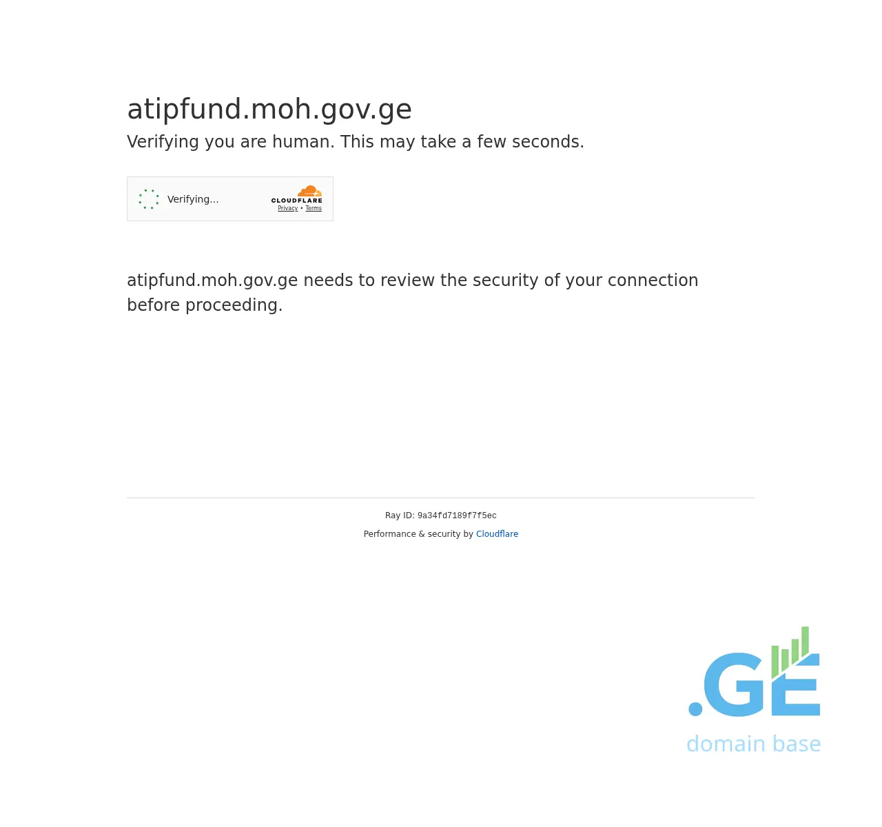 Screenshot of the site atipfund.gov.ge at 2025-11-24