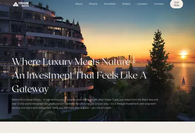 atriumhotel.ge-ის ეკრანის სურათი