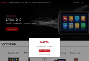 Скриншот autel.ge