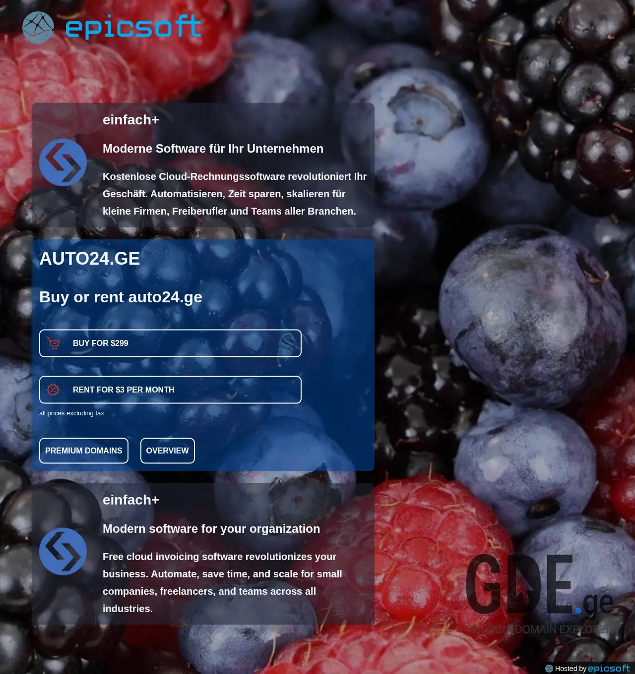 Screenshot of the site auto24.ge at 2025-11-30