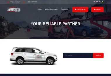 Screenshot of autobid.ge