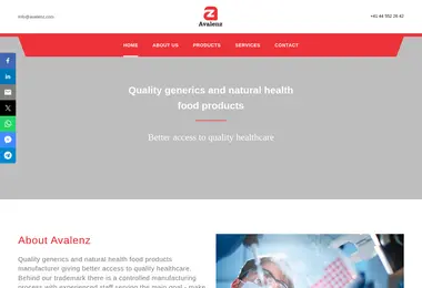 Скриншот avalenz.ge