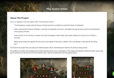 Скриншот avalon.ge