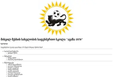 Screenshot of avaza.ge