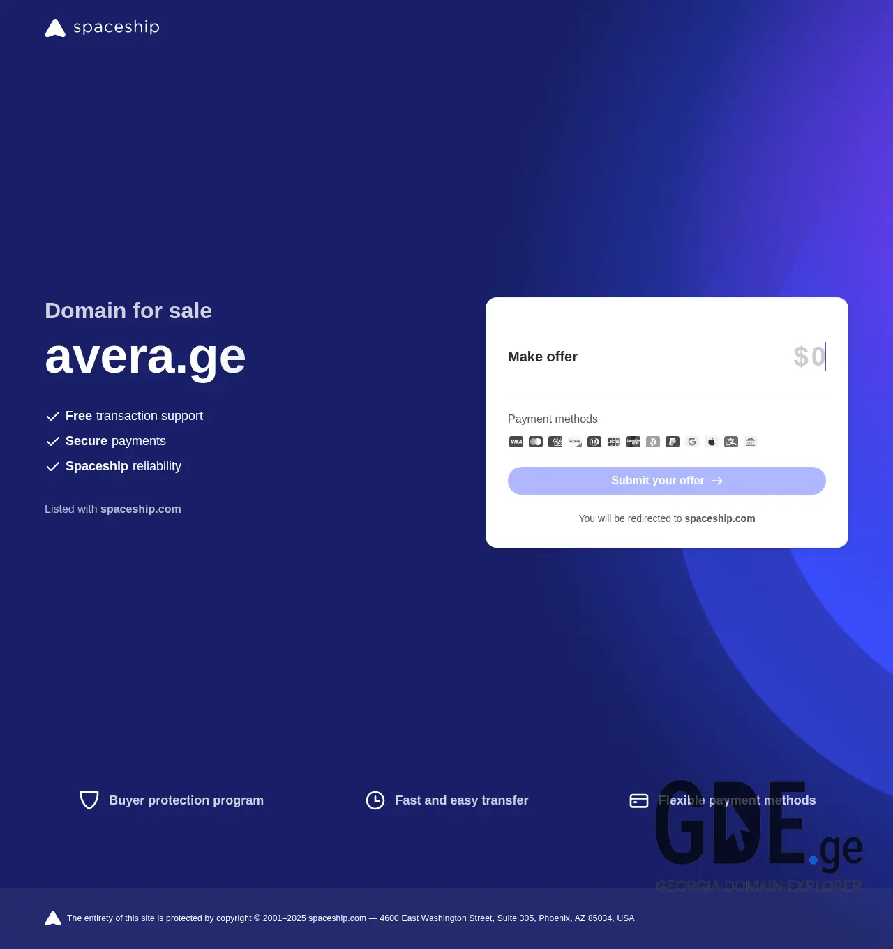 Screenshot of the site avera.ge at 2025-11-30