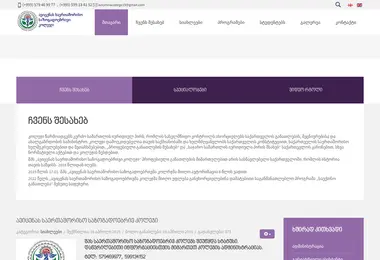 avicenna.edu.ge-ის ეკრანის სურათი