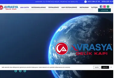 Screenshot of avrasyasteeldoor.ge