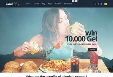 Скриншот awards.ge