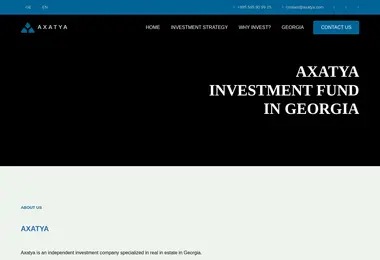 Скриншот axatya.ge