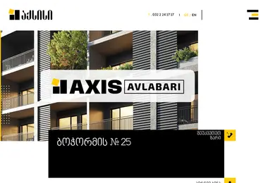 Screenshot of axis.ge