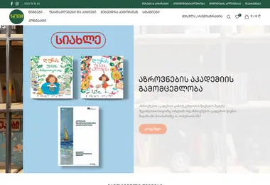 Скриншот azrakibooks.ge