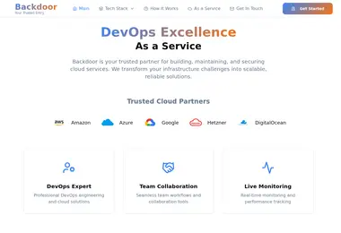 Скриншот backdoor.ge